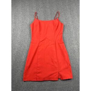 Forever 21 Red Mini Dress Spaghetti Straps Sleeveless Size Small